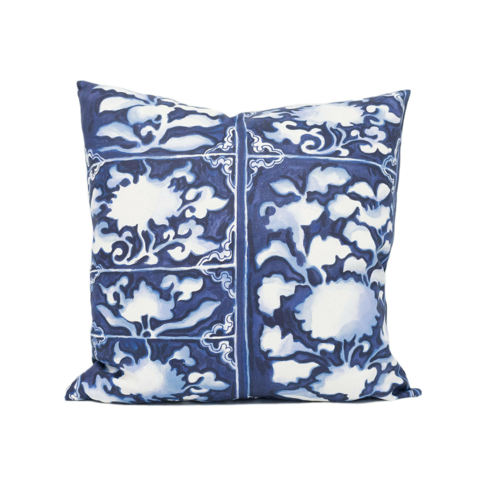Ralph Lauren - Arita Porcelain Print - Imperial - Rare Porcelain China Inspired Cushion Cover - Handmade Throw Pillow - Designer Home Décor.