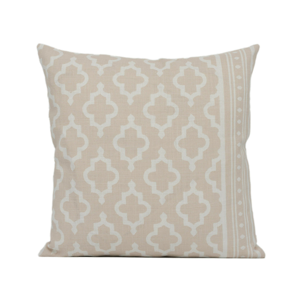 Schumacher - Jake - Quiet Pink - Moroccan Inspired Geometric Cushion Cover Handmade Throw Pillow Designer Home Décor.
