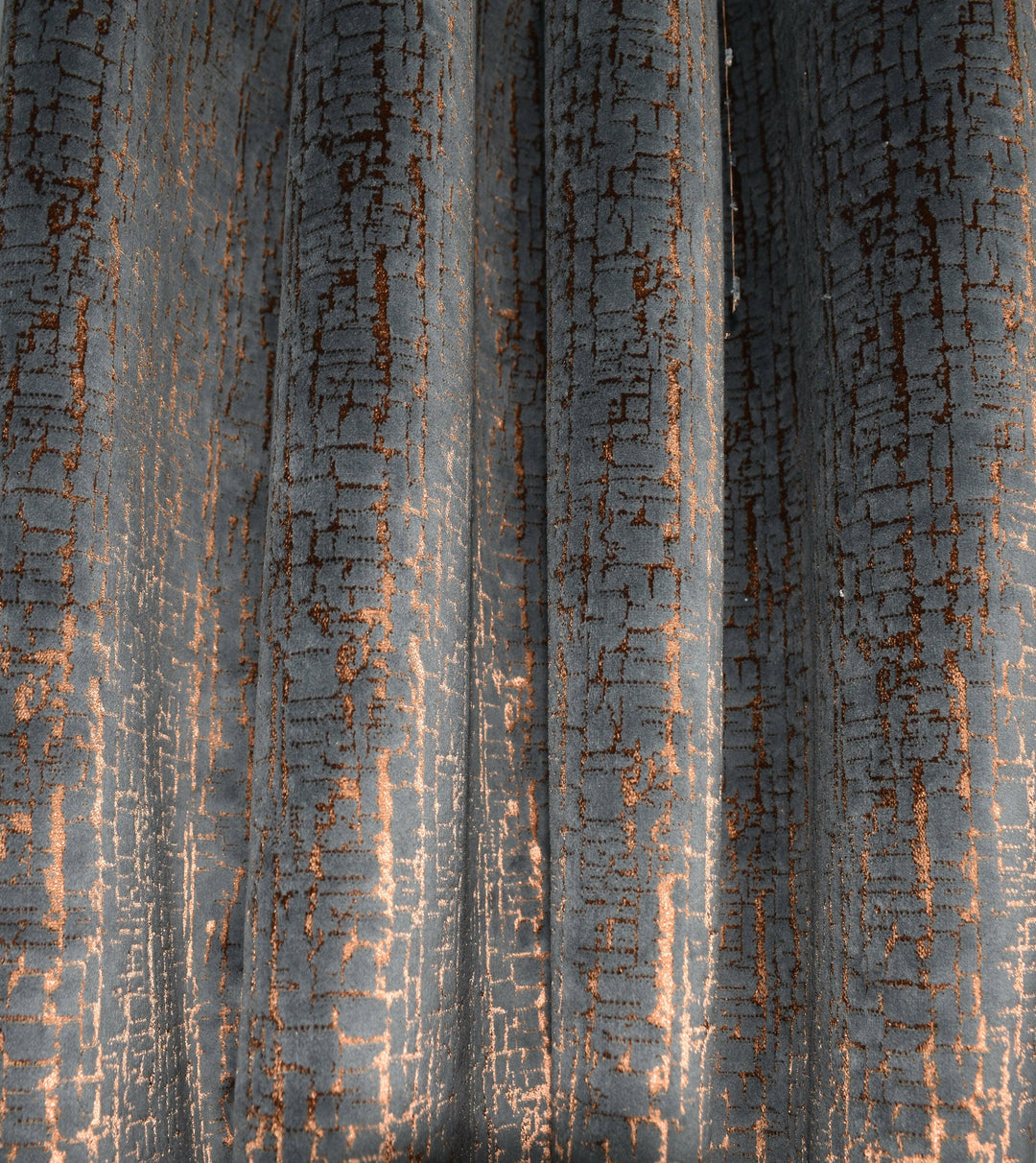 Kai - Adorna - Copper - Made to Measure Curtains, Designer Drapery panels Home Décor.