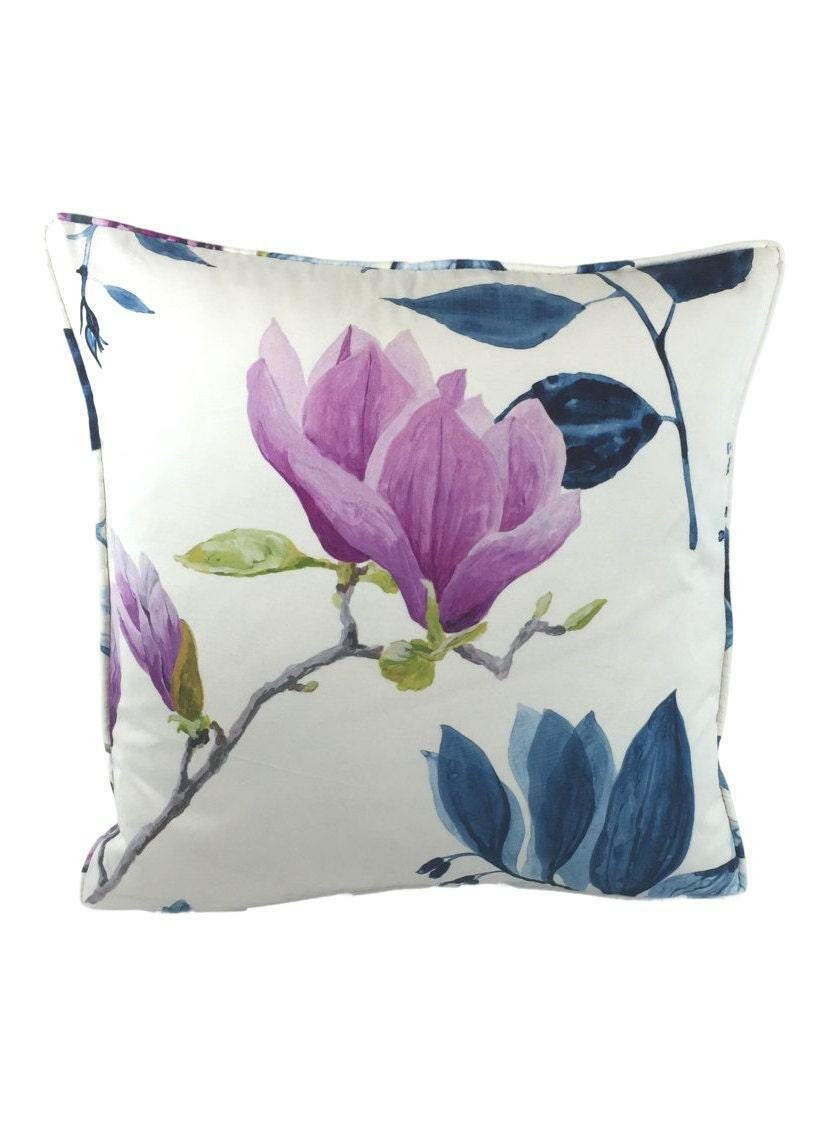 Designers Guild - Mokuren II - Indigo - Cushion Cover Throw Pillow Designer Home Decor.