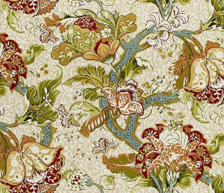 Schumacher - Ariella Jacobean - Ecru - Stunning Traditional Floral Classic Designer Cushion Cover - Handmade Throw Pillow Luxury Home Decor.