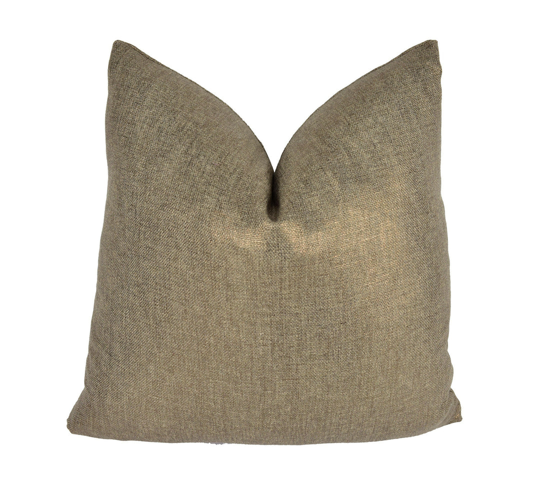 Prestigious - Aquilo - Copper - Stylish Metallic Cushion Cover - Handmade Throw Pillow Designer Home Decor.