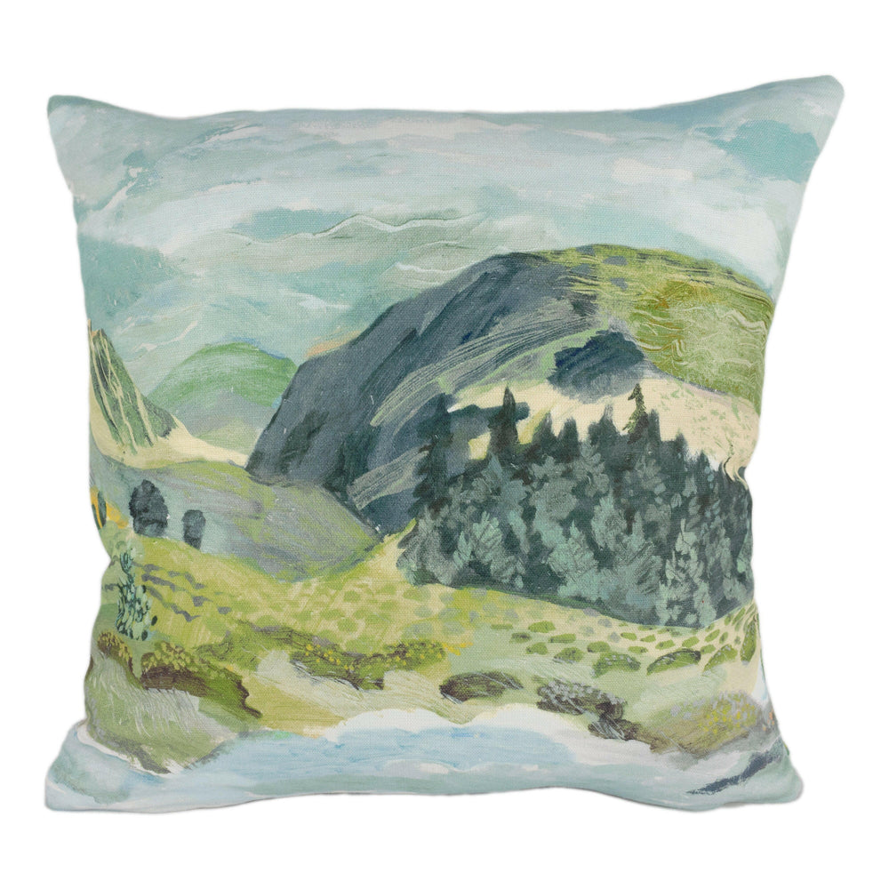 Sanderson - Elysian - Whitstable Blue - Cushion Cover Throw Pillow Designer Home Decor.