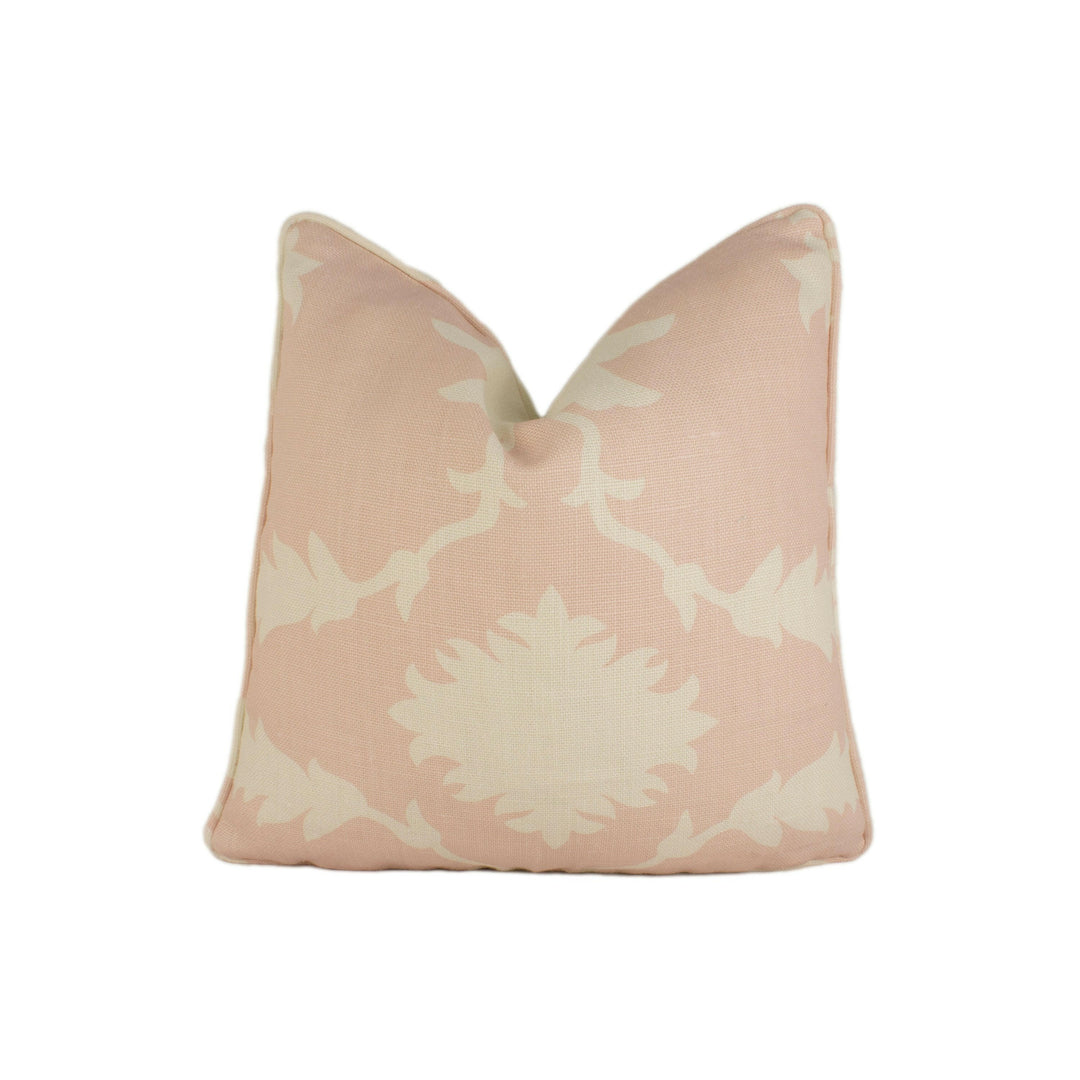 Mary McDonald for Schumacher - Garden Of Persia - Blush Conch - Graphic Persian Inspired Designer Cushion Cover - Handmade Throw Pillow.