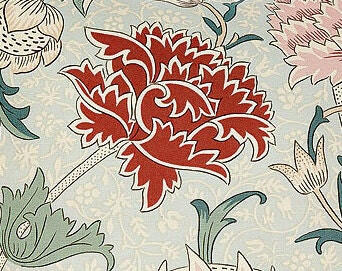William Morris - Cray - Duckegg / Pink - Cushion Cover Throw Pillow Designer Home Decor.