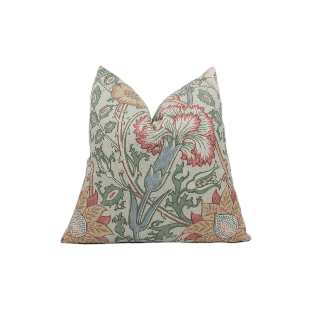 William Morris - Pink & Rose - Eggshell / Rose - Cushion Cover Throw Pillow Designer Home Decor.