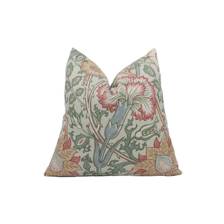 William Morris - Pink & Rose - Eggshell / Rose - Cushion Cover Throw Pillow Designer Home Decor.