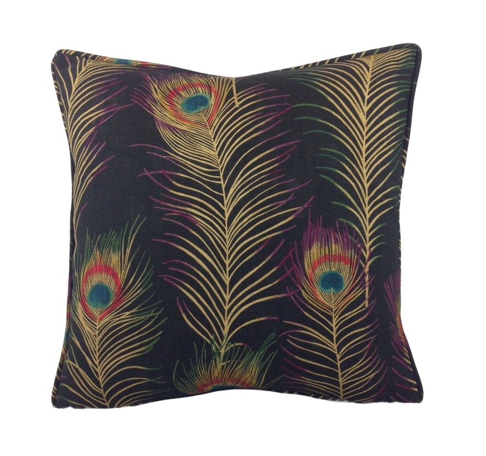 Sanderson - Themis - Carbon - Cushion Cover Throw Pillow Designer Home Decor.