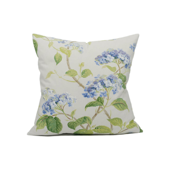 Colefax and Fowler - Summerby - Blue - Classic Gentle Floral Designer Cushion Cover - Luxury Throw Pillow - Handmade Home Décor.