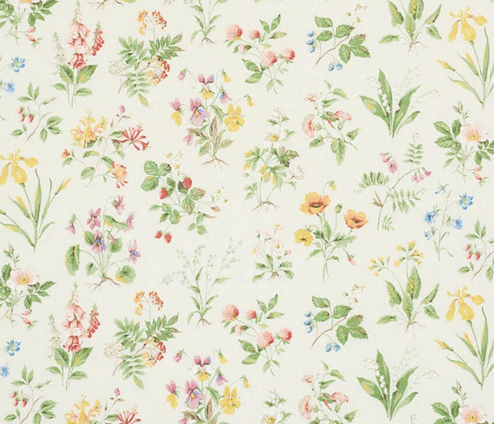 Schumacher - Floreana - Berry - Sweet English Wildflower Granny Chic - Designer Cushion Cover - Handmade Throw Pillow - Luxury Home Decor.