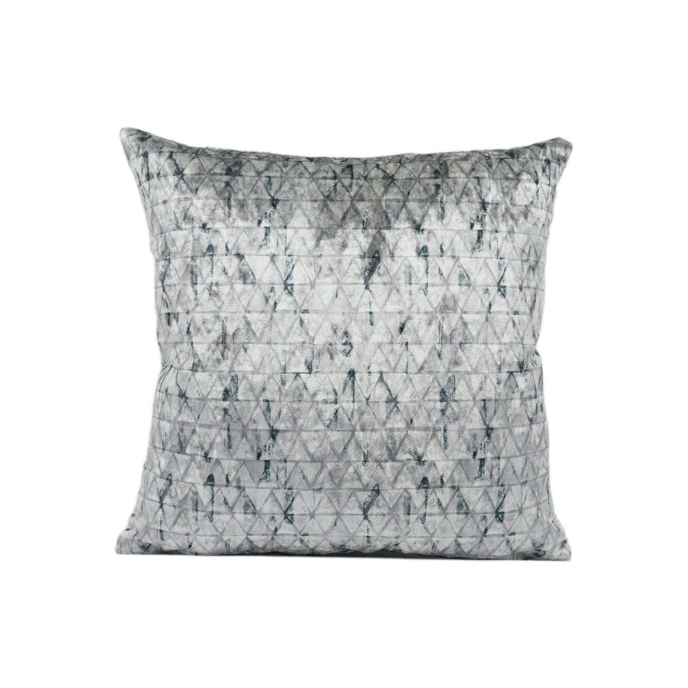 Utopia - Design 7 - Graphite - Stunning Velvet Cushion Cover Handmade Throw Pillow Designer Home Décor.