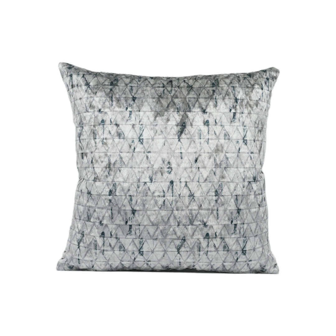 Utopia - Design 7 - Graphite - Stunning Velvet Cushion Cover Handmade Throw Pillow Designer Home Décor.