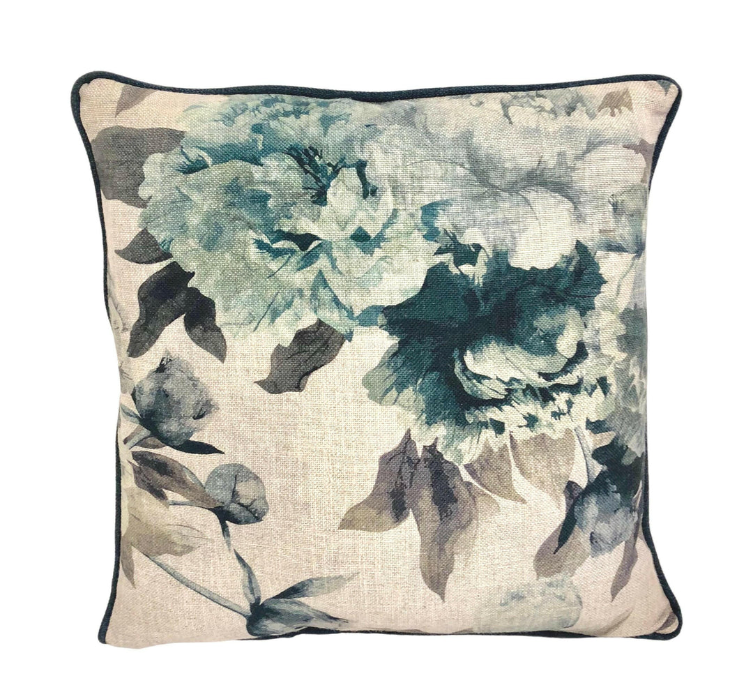 Chivasso Fabric - Fiore Botanico - Cushion Cover Pillow Throw 16" x 16".