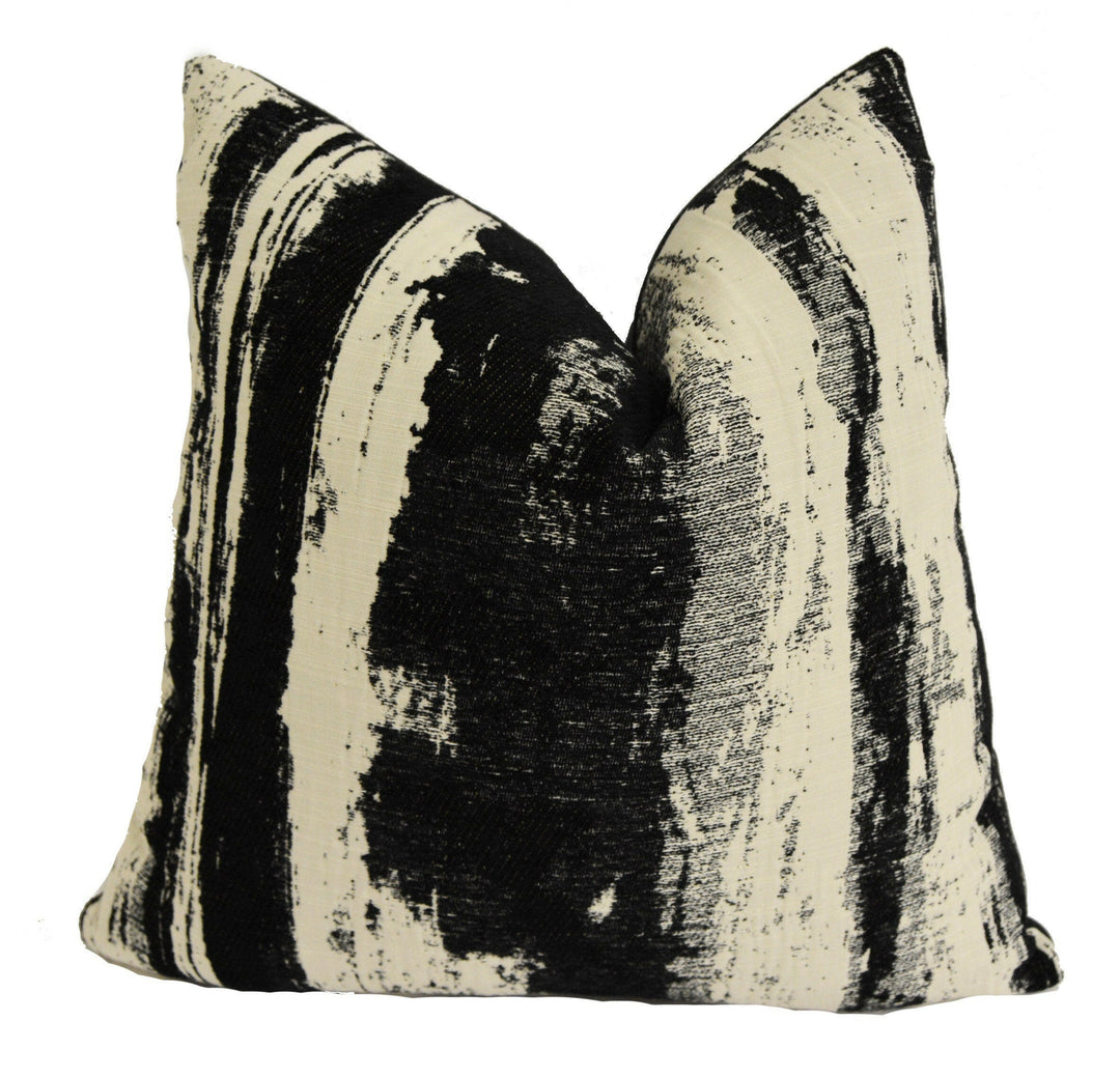 Clarke & Clarke - BW1038 - Black / White - Stunning Modern Cushion Cover Throw Pillow Designer Home Decor.