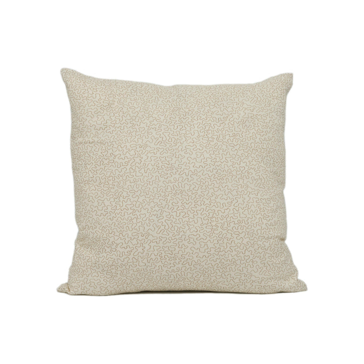 Lee Jofa - Vermicelli Print - Poppy - Stunning Modern Cushion Cover - Handmade Throw Pillow - Designer Home Décor.
