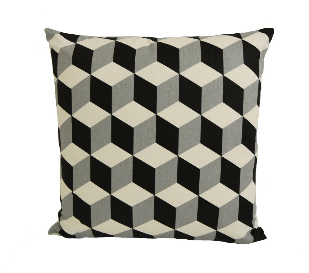 Prestigious Textiles - Cube - Jet - Cushion Covers/Pillow Throws.