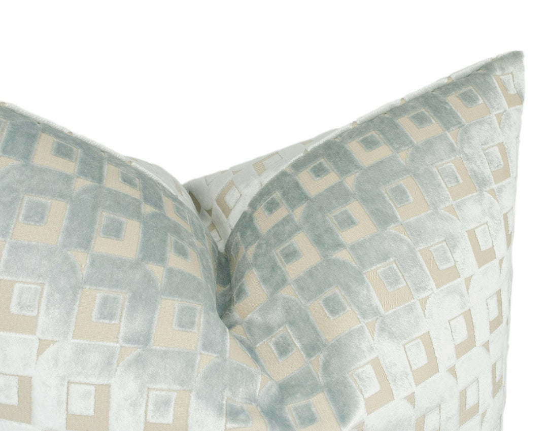 Designers Guild - Pugin - Zinc - Stunning Designer Velvet Cushion Cover Throw Pillow Home Decor.