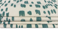 Thumbnail for Brunschwig & Fils Les Touches Aqua Made To Measure Professionally Made Roman Blind