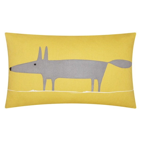 MR FOX Scion Fabric Cushion Covers in 6 Colours - Option of Quality Cushion Pad & Double Sided - Handmade Designer Home Decor