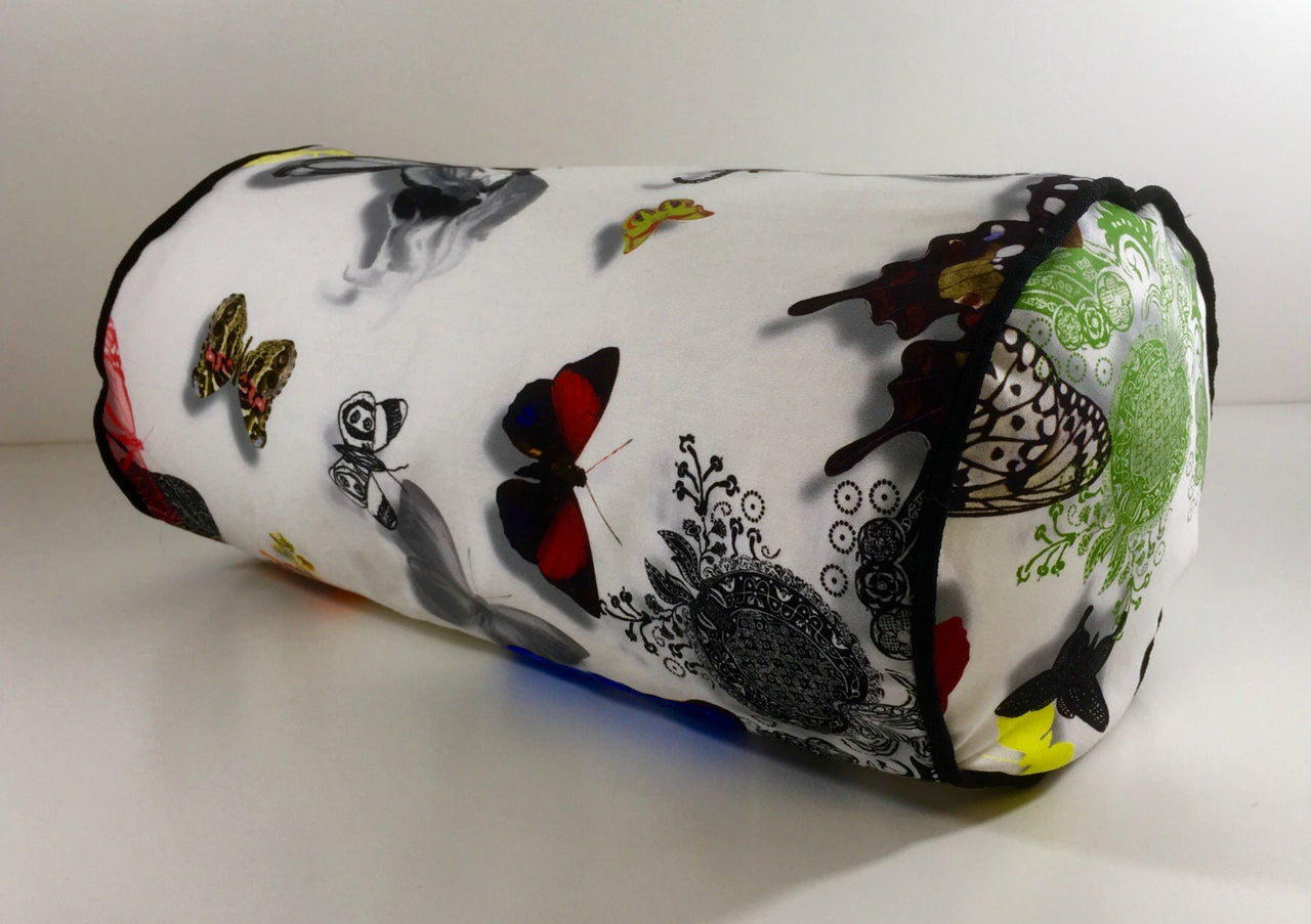 Designers Guild Christian Lacroix, Bolster Cushion Cover 'Butterfly Parade' 17x8"