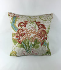 Thumbnail for Schumacher - Ariella Jacobean - Ecru - Stunning Traditional Floral Classic Designer Cushion Cover - Handmade Throw Pillow Luxury Home Decor