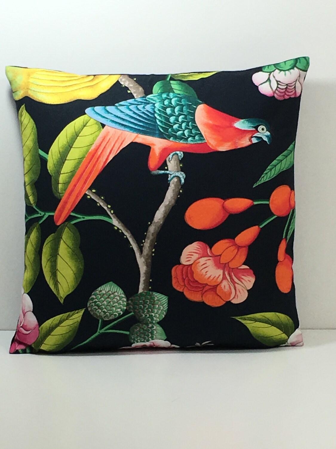 Manuel Canovas - Serendip - Nuit - Multi Coloured Floral Designer Cushion Cover - Handmade Throw Pillow - Designer Home Decor