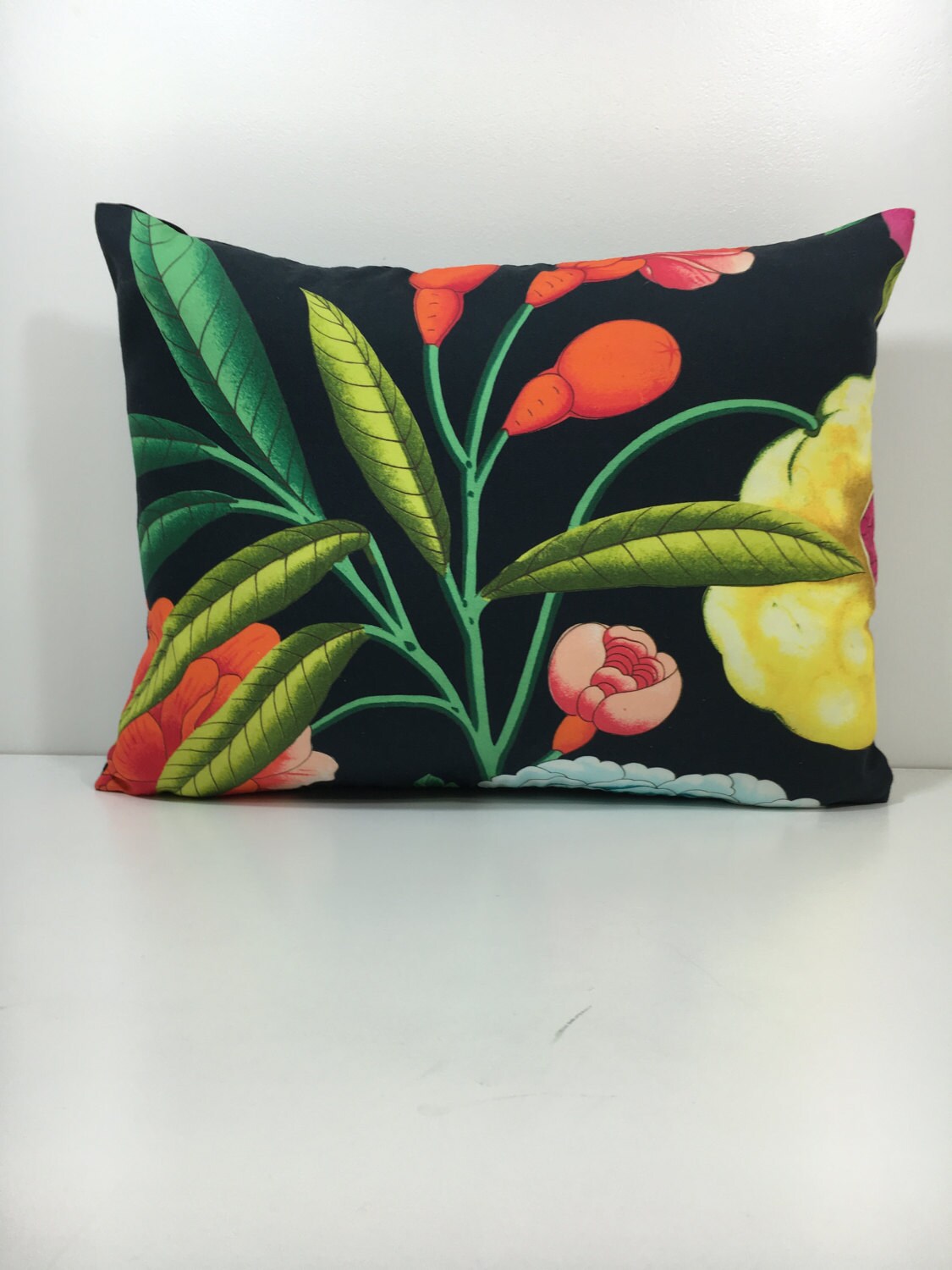 Manuel Canovas - Serendip - Nuit - Multi Coloured Floral Designer Cushion Cover - Handmade Throw Pillow - Designer Home Decor