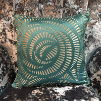 Thumbnail for Designer Statement  Fabric Cushion Pillow Throw -  Self Piped - Stunning Fabric