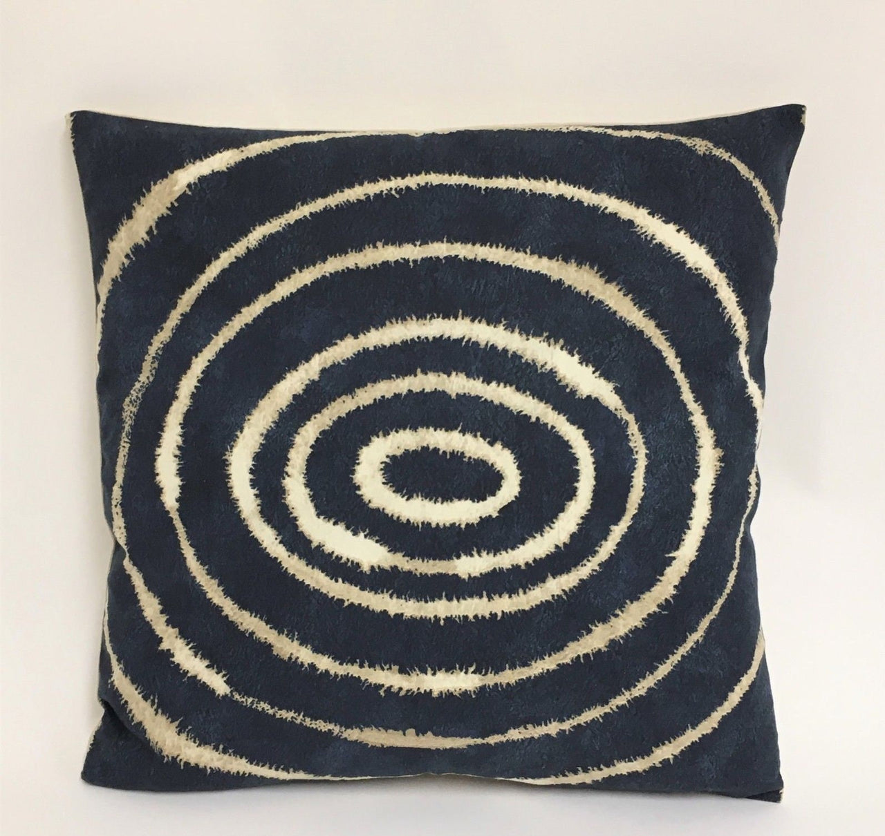 Scion - Sohni - Indigo / Clay - Neutral Tie Dye Cushion Cover - Handmade Throw Pillow - Scatter Cushion - Designer Home Decor