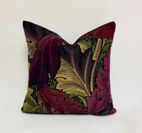 Thumbnail for William Morris - Acanthus Tapestry - Grape / Heather - Cushion Covers Throw Pillow Designer Home Decor