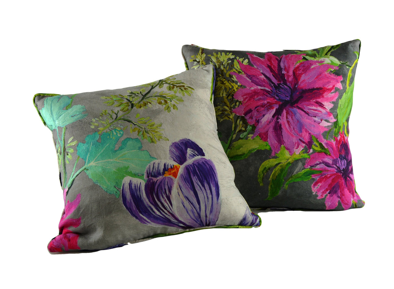 Designers Guild - Madhuri - Camellia - Self-Piped Cushion Cover Throw Pillow Designer Home Decor