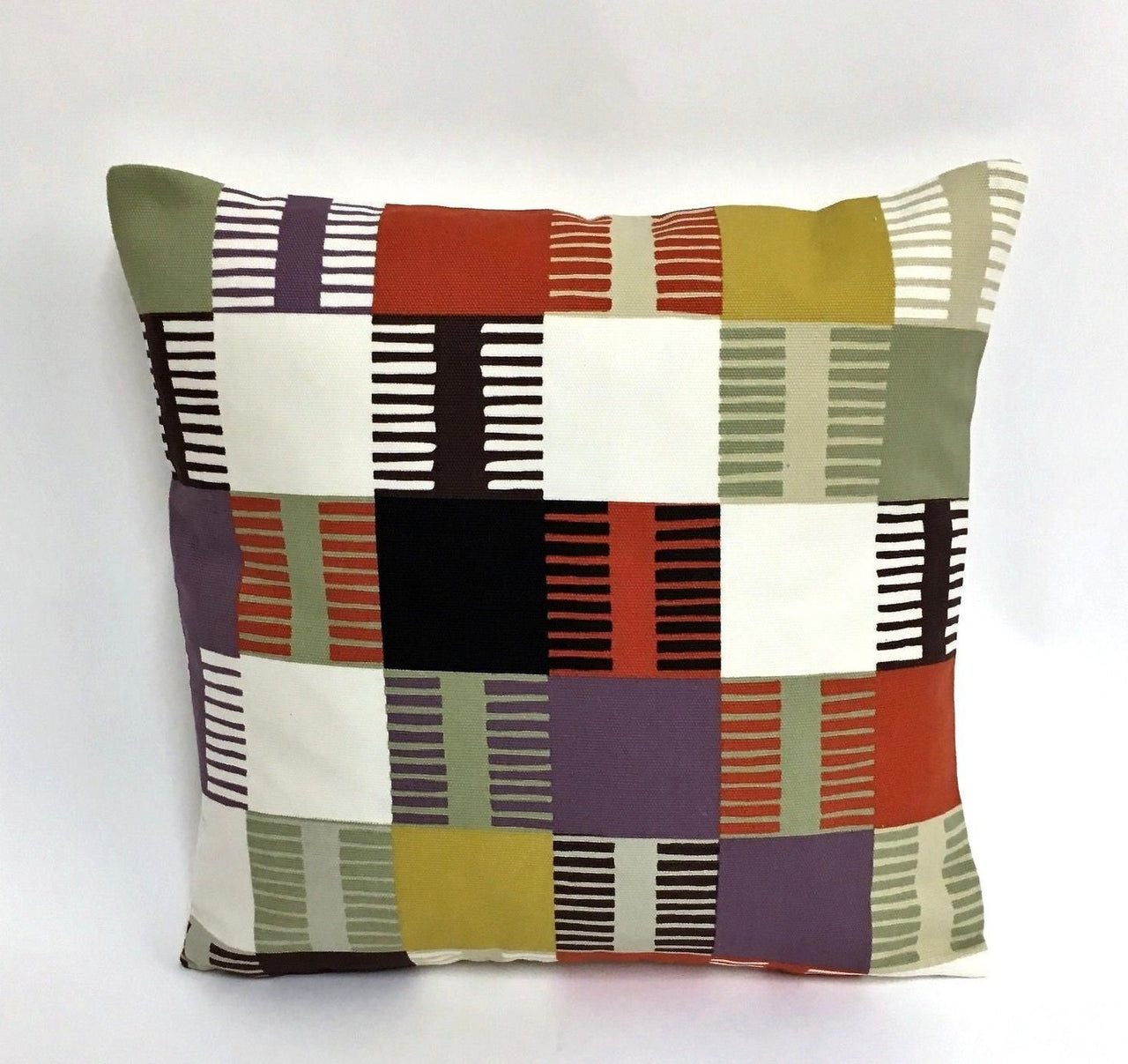 Scion - Navajo - Spice / Multi -  Funky Ethnic Rug Inspired Cushion Cover - Handmade Throw Pillow - Designer Home Decor