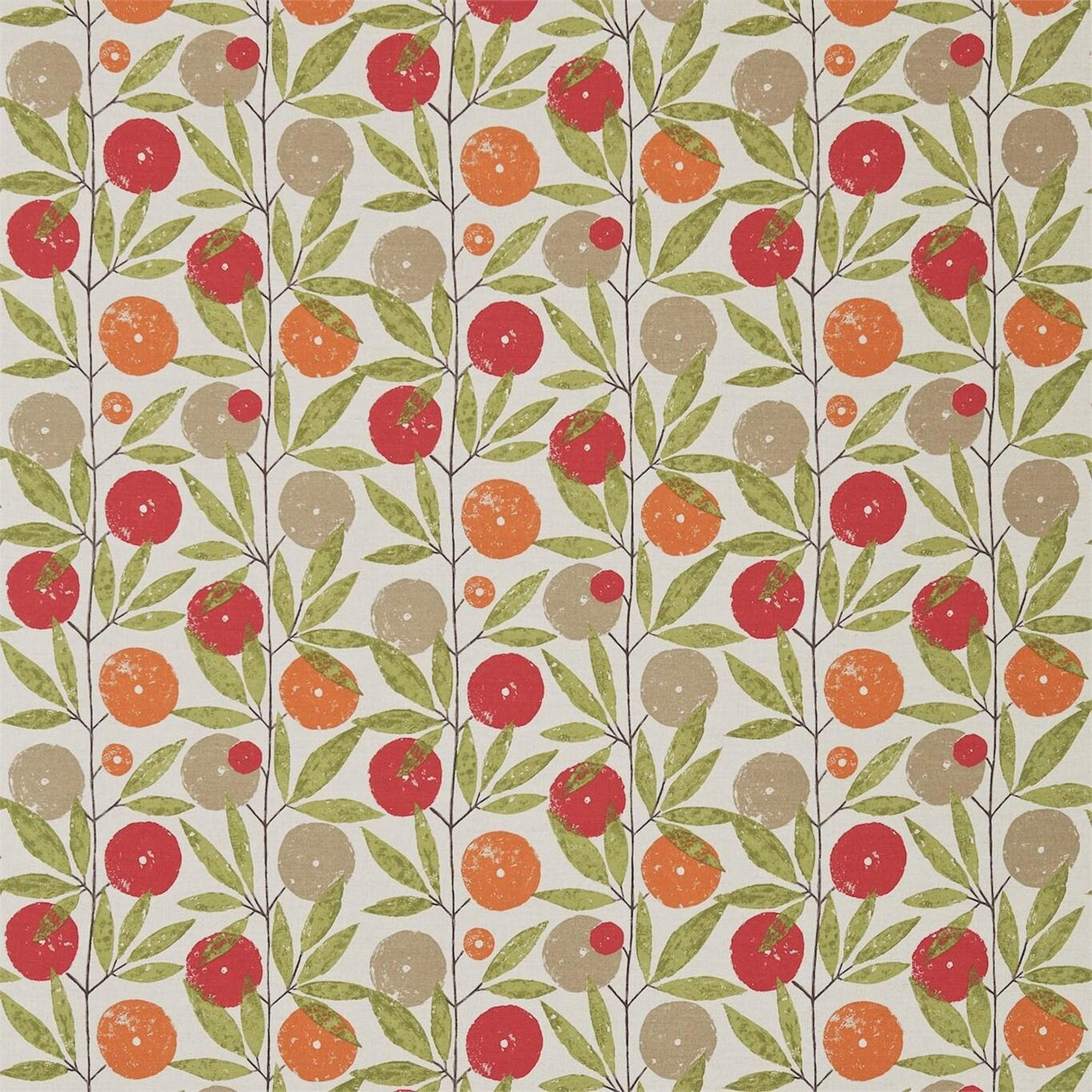 Scion - Blomma - 4 Colourways Available - Kiwi / Heather / Toffee / Tangerine - Retro Floral Cushion Cover - Handmade Throw Pillow Designer