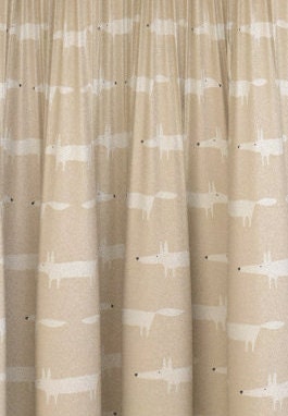 Scion Fabric - Little. Fox  - Snow -  Made to Measure Curtains + buy by the metre