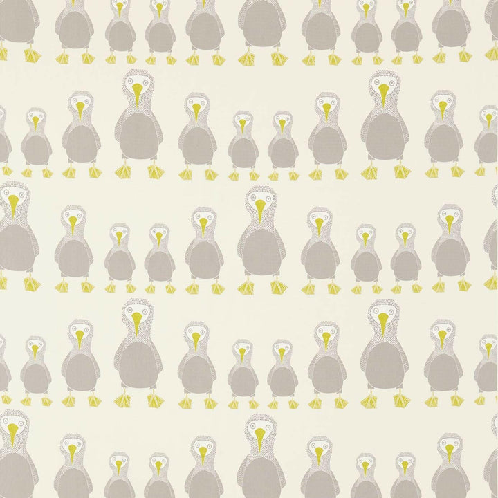 Scion Fabric - Booby Bird - Pistachio   Made to Measure Curtains + buy by the metre.