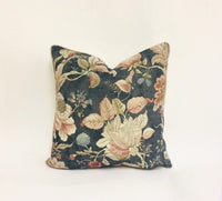 Thumbnail for Clarke & Clarke - Sissinghurst - Midnight / Spice - Stunning Contrast Piped Cushion Cover Throw Pillow Designer Home Decor