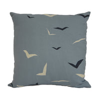 Thumbnail for Scion - Flight - Denim / Indigo / Chalk - Retro Birds in Flight Cushion Cover - Handmade Throw Pillow - Designer Home Decor