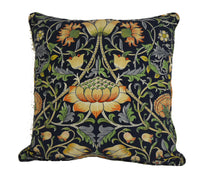 Thumbnail for William Morris - Lodden - Indigo / Mineral - Cushion Cover Throw Pillow Designer Home Decor