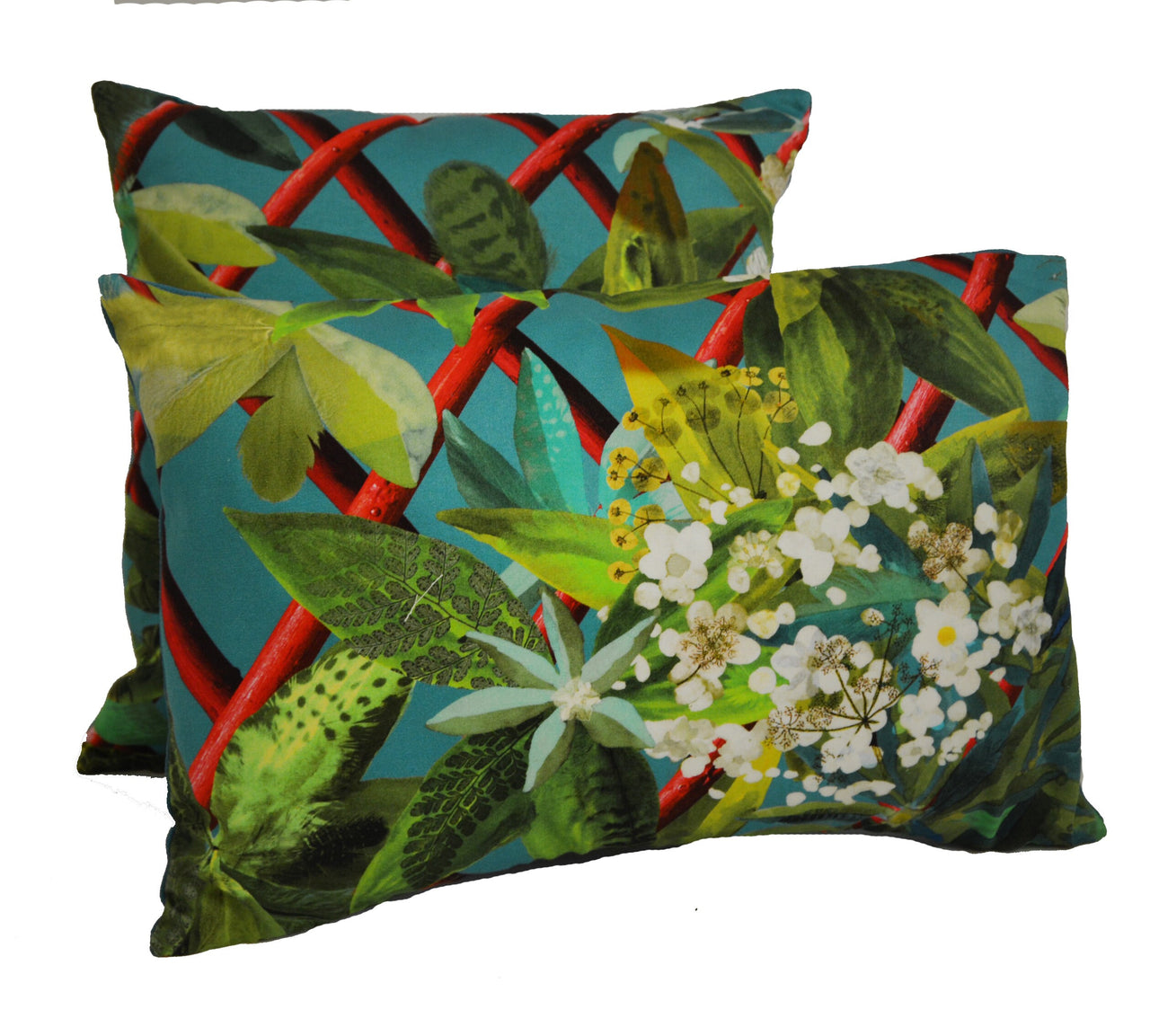 Designers Guild / Christian Lacroix - Canopy - Turquoise - Cushion Cover Throw Pillow Designer Home Decor