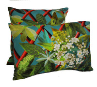 Thumbnail for Designers Guild / Christian Lacroix - Canopy - Turquoise - Cushion Cover Throw Pillow Designer Home Decor