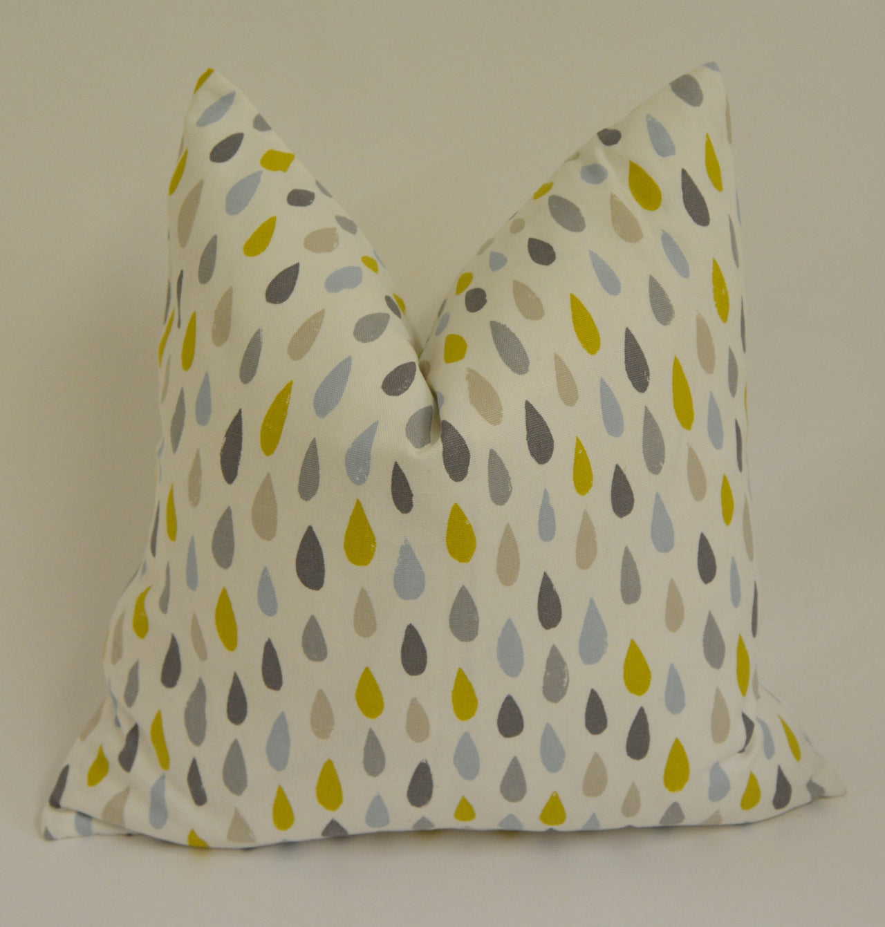 Scion - Splish Splash - Slate / Pickle / Paper - Cute Raindrop Cushion Cover Handmade Throw Pillow Designer Home Decor