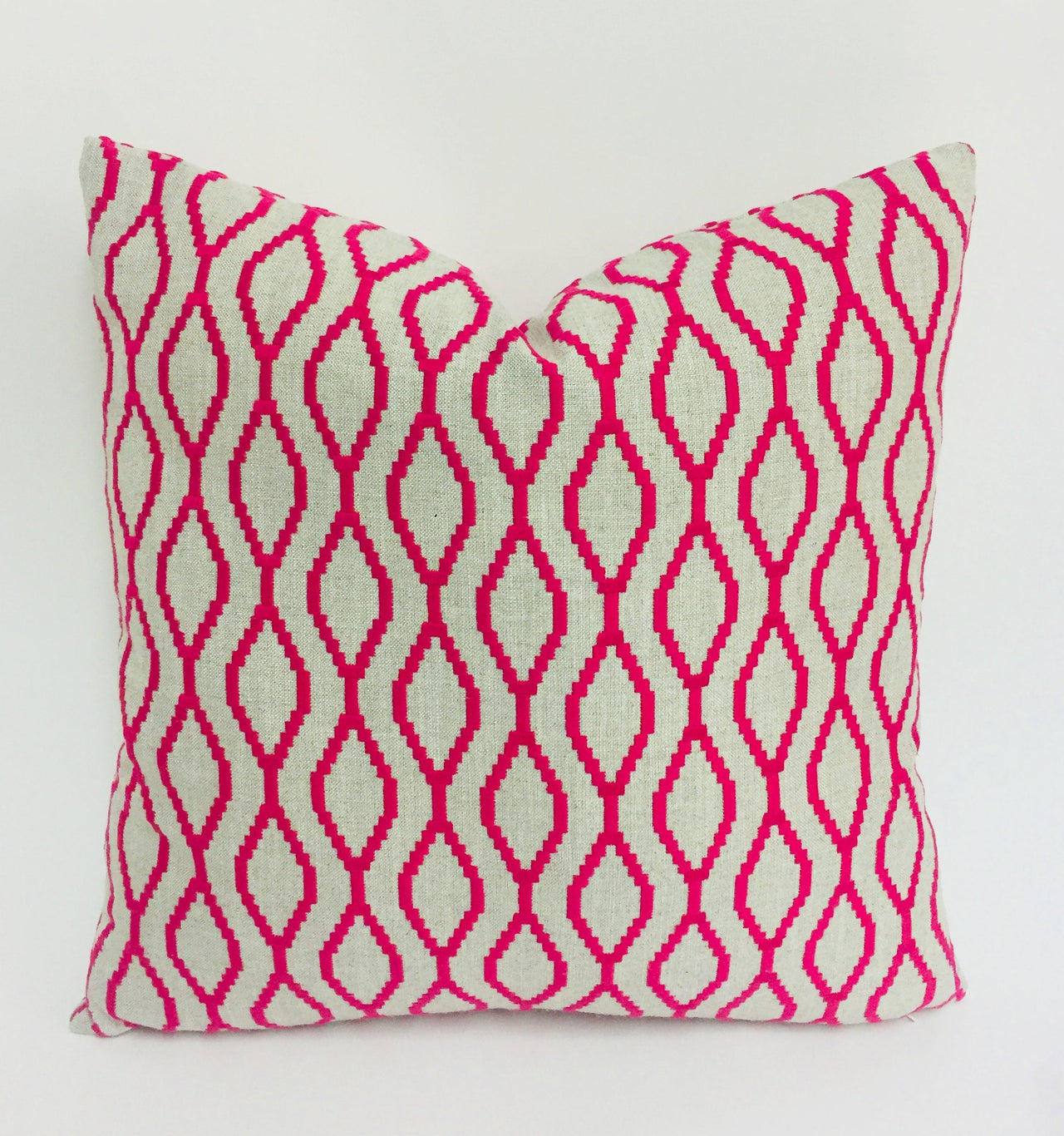 Clarke & Clarke - Brenna - Fuchsia - Stunning Designer Cushion Cover Home Decor Throw Pillow