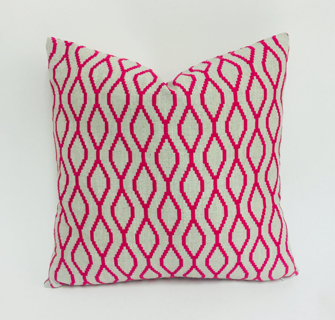 Clarke & Clarke - Brenna - Fuchsia - Stunning Designer Cushion Cover Home Decor Throw Pillow