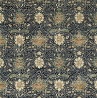 Thumbnail for William Morris - Montreal Velvet - Indigo / Slate - Stunning Classic English Designer Cushion Cover Throw Pillow Home Decor