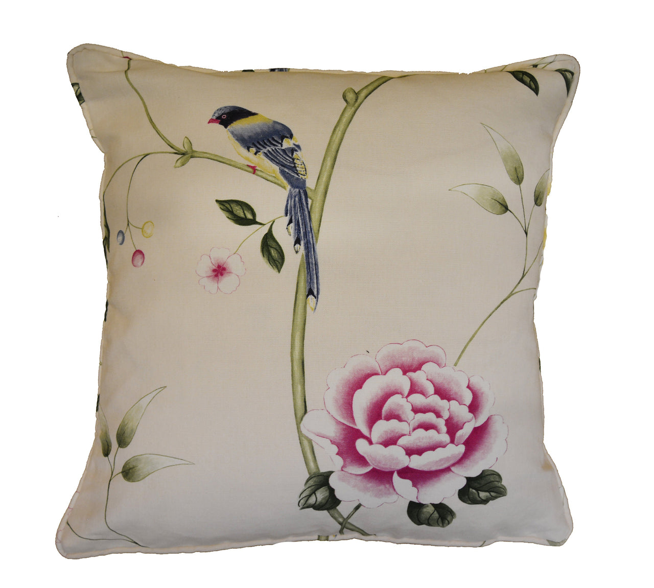 Sanderson - Pavilion - Chintz - Cushion Cover Throw Pillow Designer Home Decor