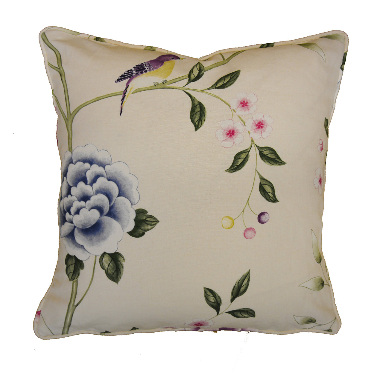 Sanderson - Pavilion - Chintz - Cushion Cover Throw Pillow Designer Home Decor