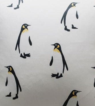 Andrew Martin - Tux - Snow - Contrast Piped Penguin Designer Home Decor Stunning Cushion Cover Throw Pillow