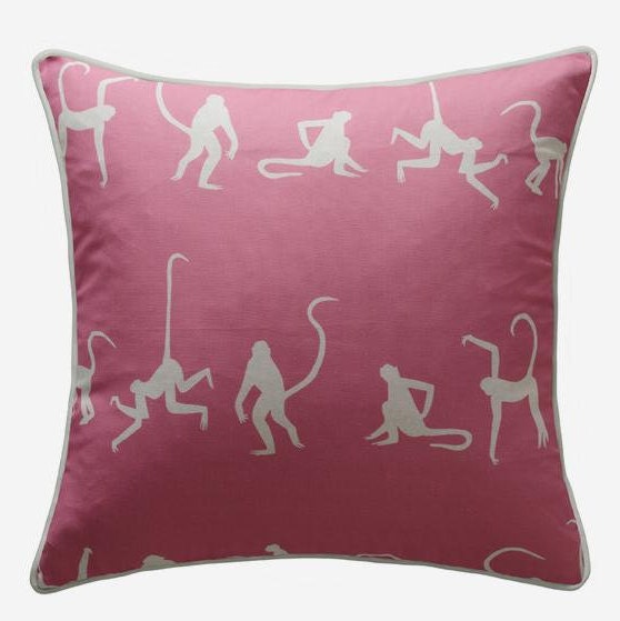 Andrew Martin - Monkey Puzzle  - Pink  - Piped Stunning Cushion Cover/Pillow Throw