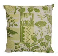 Thumbnail for Jane Churchill - Colefax and Fowler - Brightwood - Green - Retro Fresh Designer Cushion Cover - Handmade Throw Pillow Luxury Home Decor