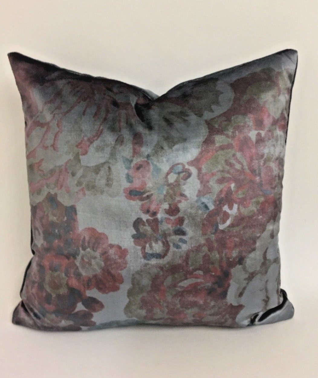 Designer Cushion Cover Velvet Stunning Traditional Colours Backed In Luxury Velvet